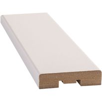 Peitelista D2D R2, 12x42x2200mm, MDF, valkoinen