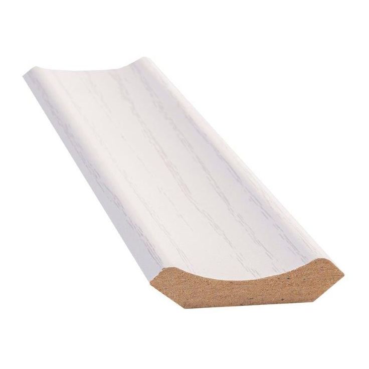 Kattolista D2D, 30x30x2070mm, MDF, valkaistu saarni