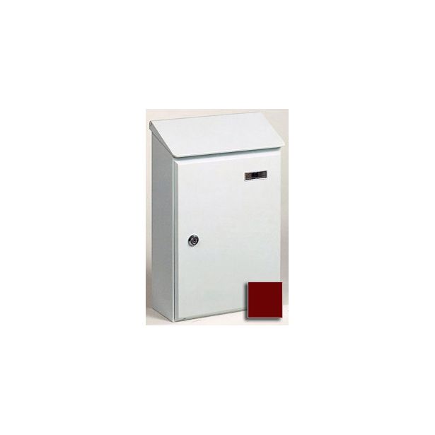 Postilaatikko Picardie 4, 260x395x120mm, galvanoitu teräs, ruskea