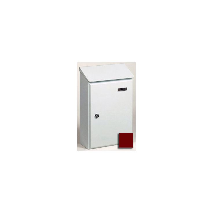 Postilaatikko Picardie 4, 260x395x120mm, galvanoitu teräs, ruskea