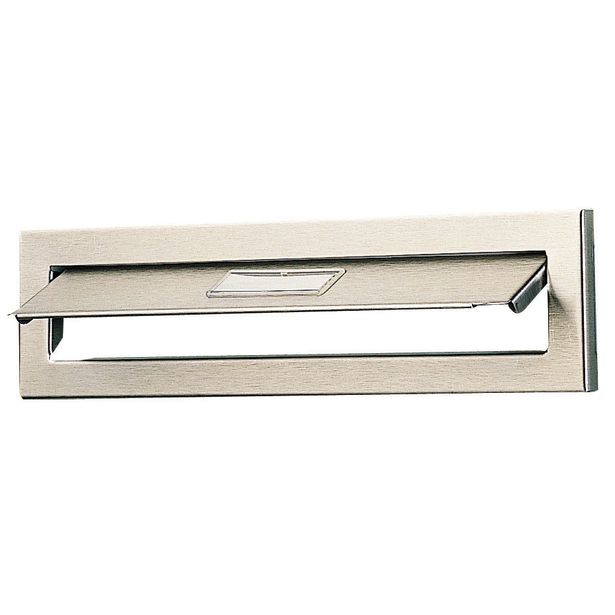 Postilaatikon luukku R.V. 265x67x8mm, rst