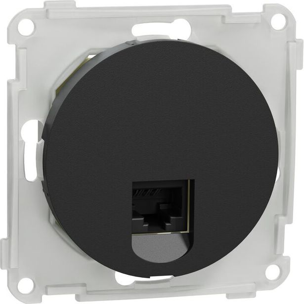 Datarasia Schneider Electric ELKO One, 1x8 CAT6 UTP, suora, uppoasennus, keskiölevyllä