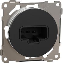 DCL-valaisinpistorasia seinään Schneider Electric ELKO One, IP21, uppoasennus, keskiölevyllä, jousiliitos