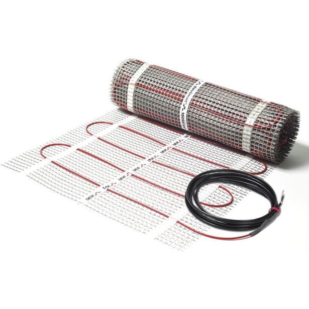 Lattialämmitysmatto DEVImat DTIF-150, 230V, 150W, 0.5x2m, 1m²