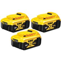 Akkupaketti DeWalt XR DCB184P3, 18V, 3x5.0Ah