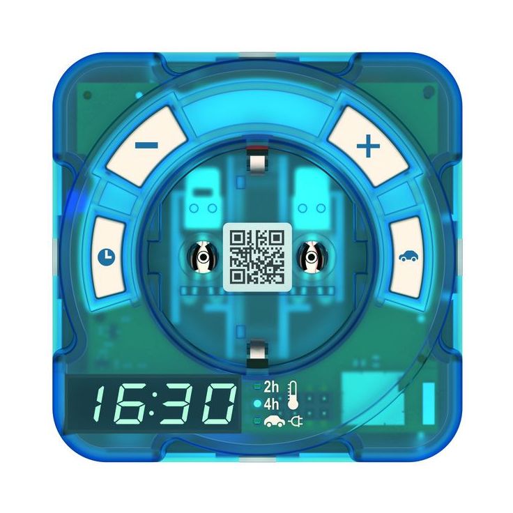 Digitaalinen kellokytkin Theben Timer AT-1 Hybrid, autonlataus-/lämmitysajastin, Bluetooth