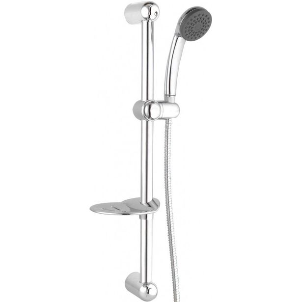 Suihkusetti Demerx Basic, vettä säästävä, kromi