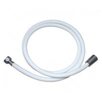 Suihkuletku Demerx, 2m, PVC, valkoinen