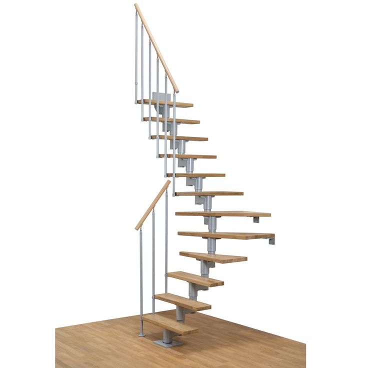 Portaat Dolle Dublin, Classic II -kaide, lakattu tammi, harmaa, L-malli, eri kokoja