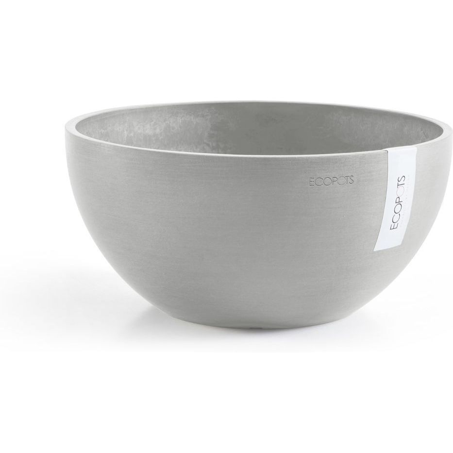 Kukkaruukku Ecopots Brysseli 30cm valkoharmaa