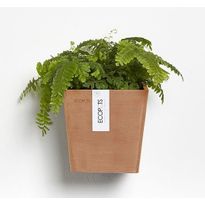 Seinäruukku Ecopots Manhattan, eri kokoja ja värejä