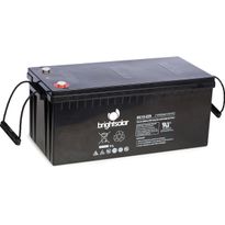 Akku Bright Solar DC12-225 AGM, 12V DC, huoltovapaa