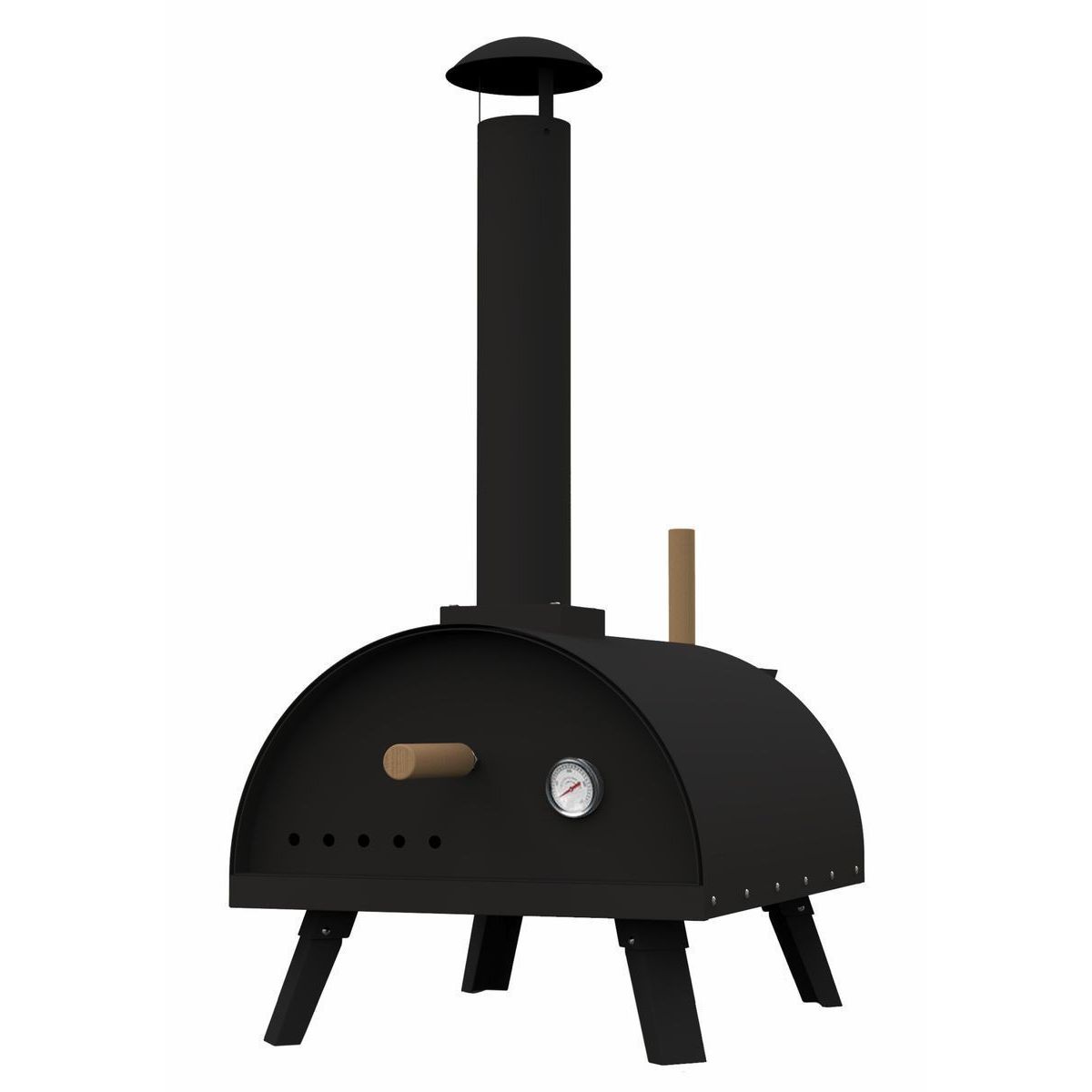 Ulkoilmapizzauuni BlackFlame Napoletana