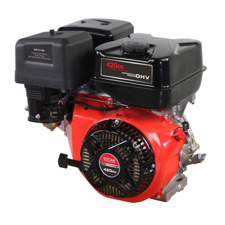 Irtomoottori Ducar DH420SS, 12.2HP, bensa/sähköstartti