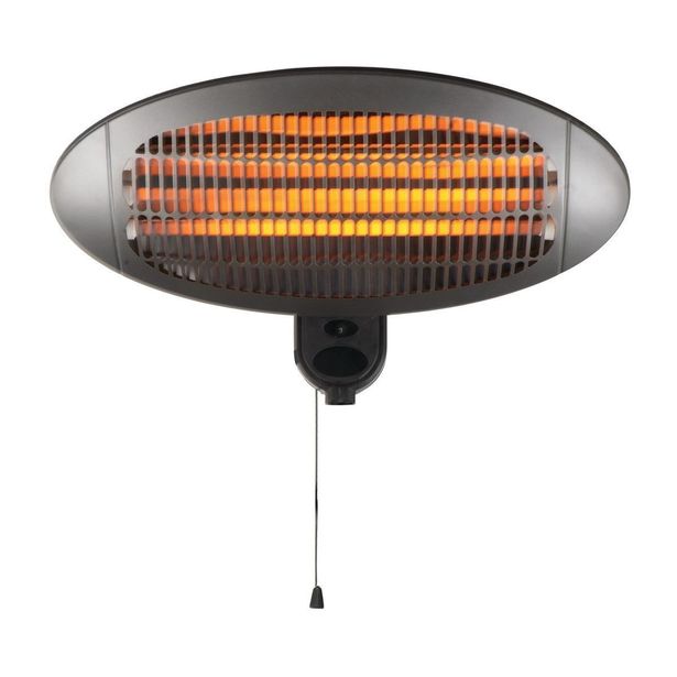 Terassilämmitin Hottia, 2000W, kvartsi, seinäasennus