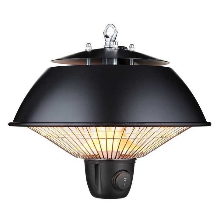 Terassilämmitin Hottia, 600W, ripustettava, musta