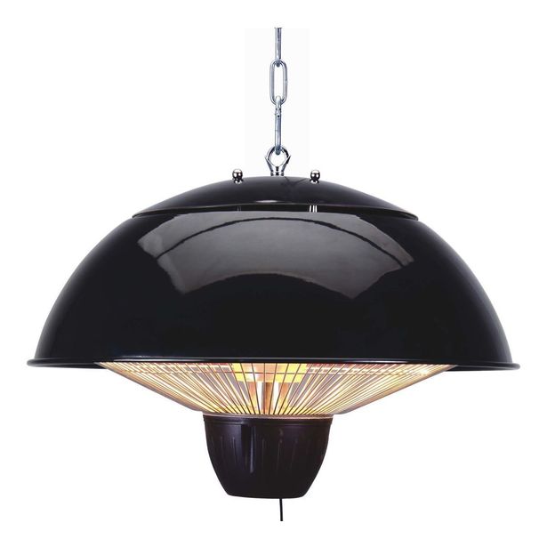 Terassilämmitin Hottia, 1500W, ripustettava, musta