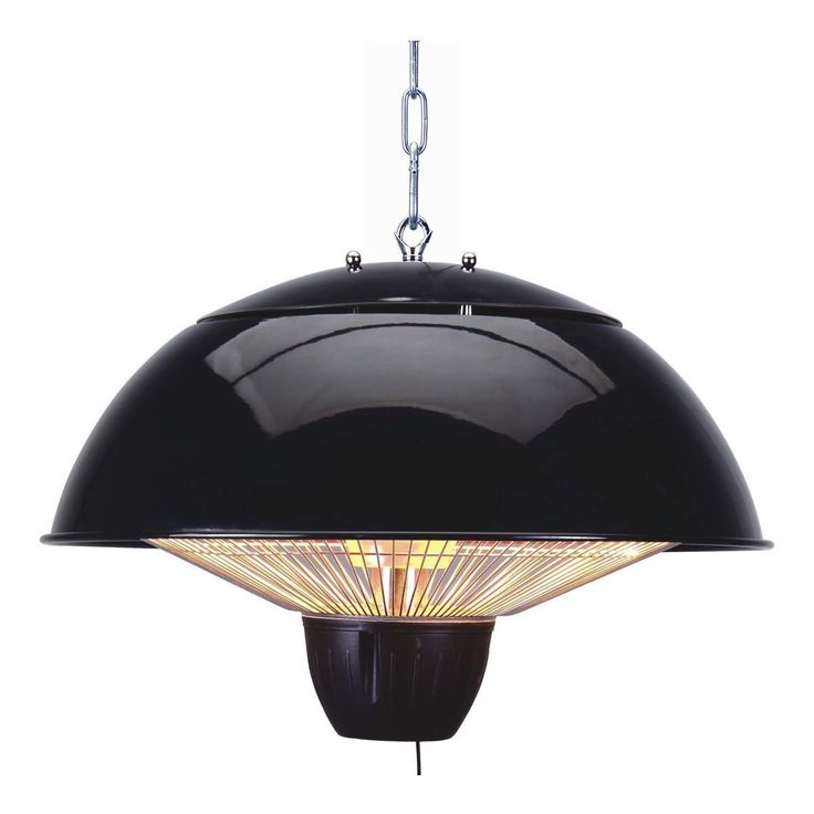 Terassilämmitin Hottia, 1500W, ripustettava, musta
