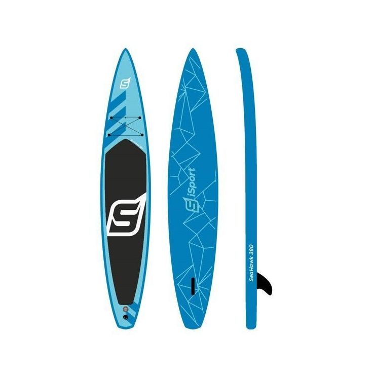 SUP-lauta I-Sport SeaHawk 380, ilmatäytteinen