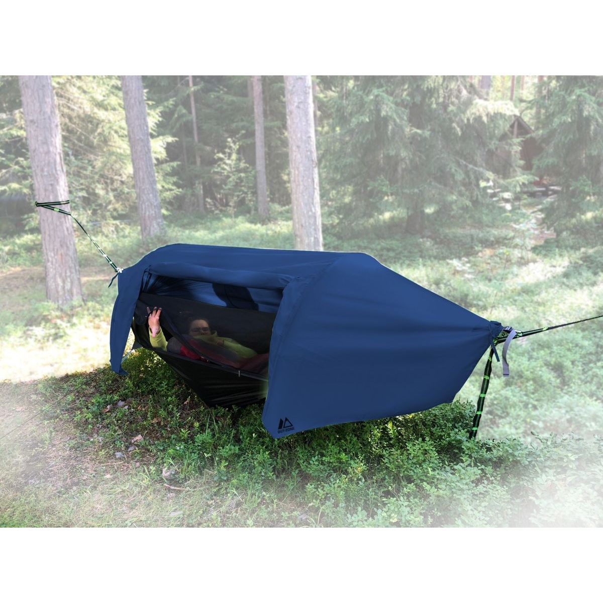 Riippumatto Out-Zone Rain Hammock Blueberry
