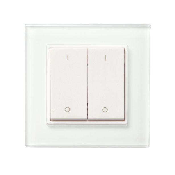 LED-painonappi-himmennin FTLight Perfect 2-osainen 12-36V DC 86x86x13mm