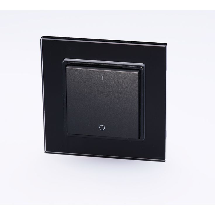 Painonappi-himmennin FTLight Perfect, 12-36V DC, seinäasennus, 86x86x13mm, musta
