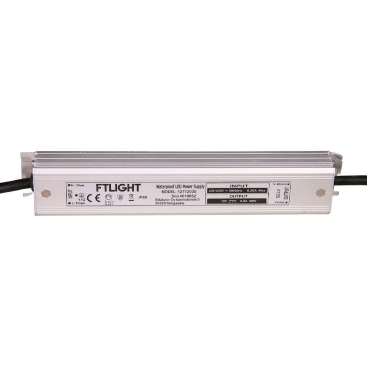 LED-vakiojännitelähde FTLight, 30W, 12V, IP65