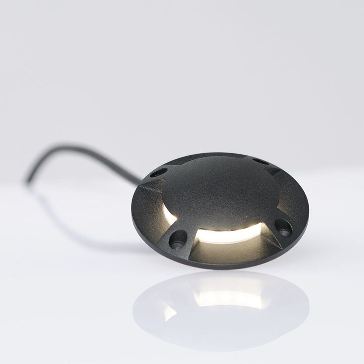 LED-laiturivalaisin FTLIGHT Marina IV, 1.5W, 24V, IP67, musta alumiini