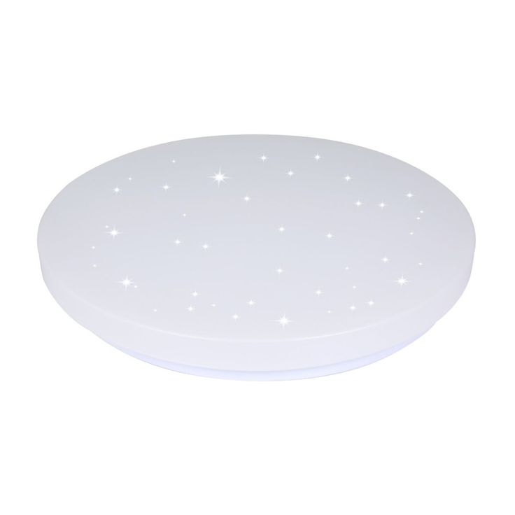LED-plafondi LED Energie, 24W, 1600lm, CCT, kaukosäädin, Ø350mm, tähtikuvio