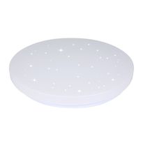 LED-plafondi LED Energie, 36W, 2500lm, IP20, CCT, kaukosäädin, Ø500mm, tähtikuvio