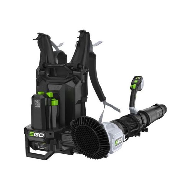 Akkukäyttöinen reppupuhallin Ego Power+ LBPX1100, 56V, säädettävä teho, 1870m³, 36Nm, ilman akkua