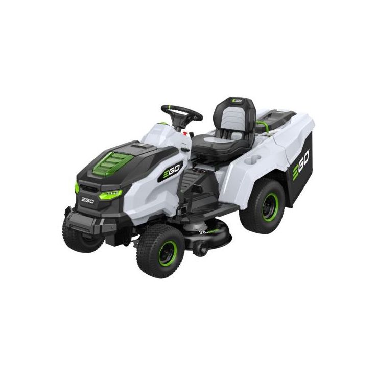 Akkukäyttoinen päältäajettava ruohonleikkuri Ego Power+ TR3801E-B, 56V, 300L kerääjällä, ilman akkua