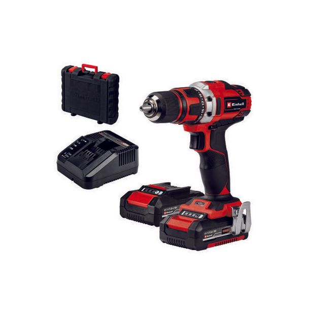 Akkuporakone Einhell PXC TE-CD 18/40 Li, 40Nm, 18V, 2x1.5Ah akuilla