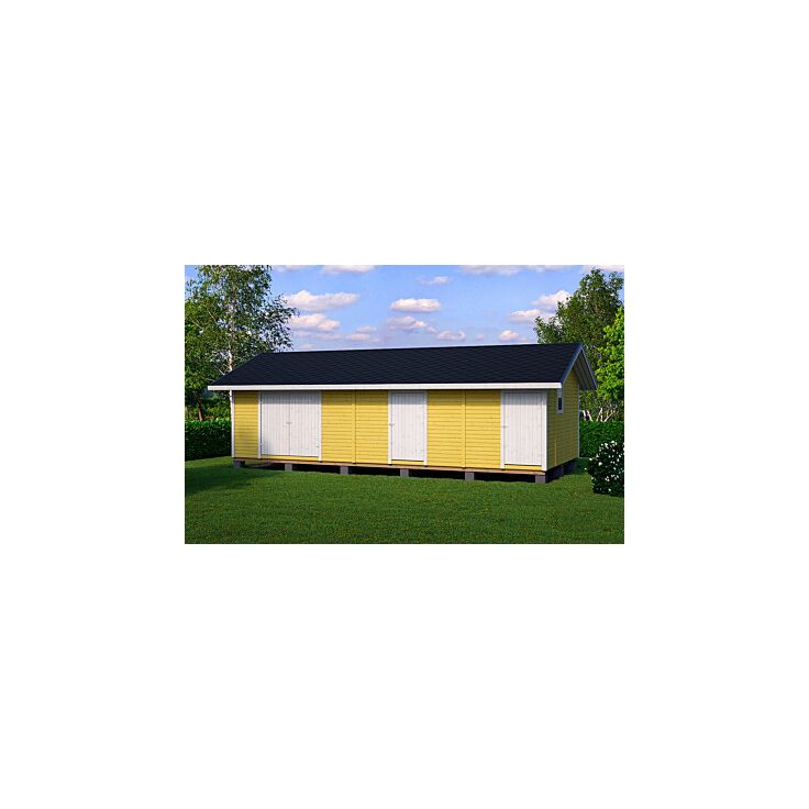 Elementtivarasto Aarni E20, 9040x4240mm, 38.33m², puuvalmis