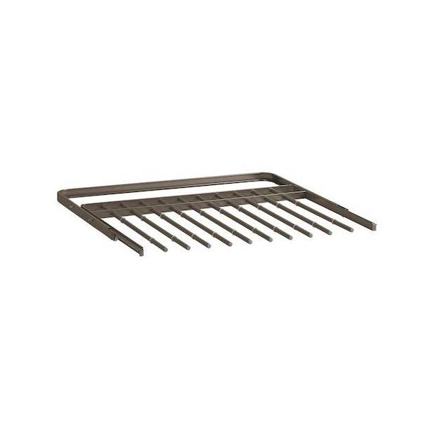 Ulosvedettävä housuripustin Elfa 40, 605x430x25mm, grafiitti