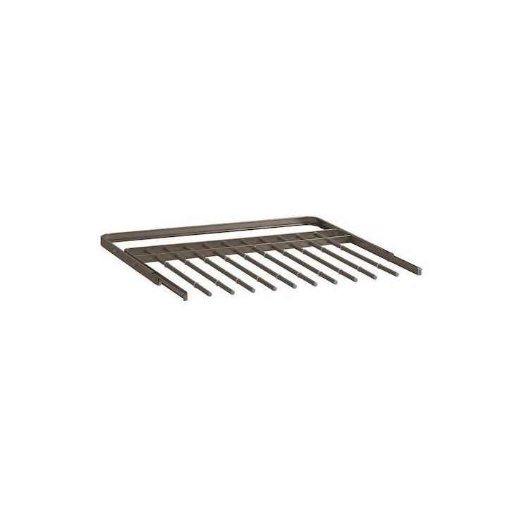 Ulosvedettävä housuripustin Elfa 40, 605x430x25mm, grafiitti