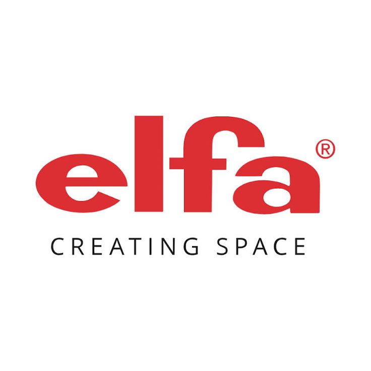 Yläkaapin ovet Elfa Garage mattaharmaa