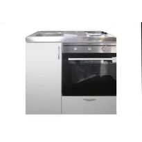 Minikeittiö MKB-100, leveys 100cm, uunilla ja keraamisella liedellä