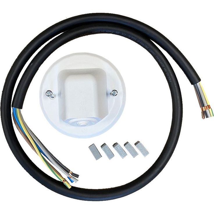 Erillislieden kaapelisetti Etherma E-LiesiH07Rn-F 5G2,5, 1.5m kaapeli, läpivienti 3kpl