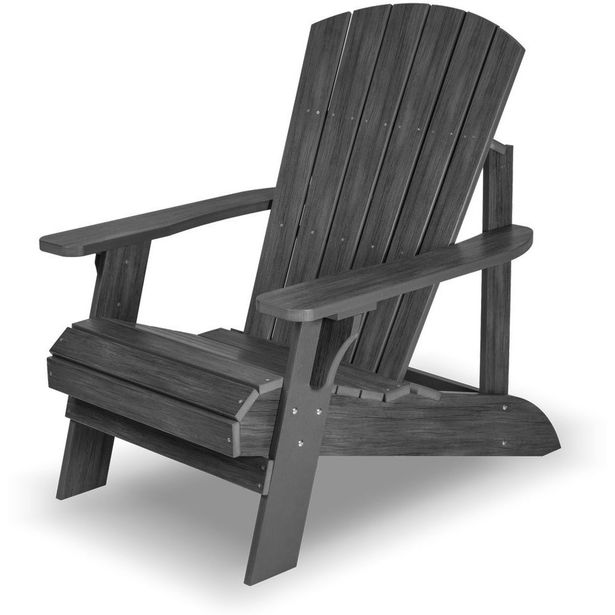 Puutarhatuoli Canadian Outdoor Fair Valley, muovi, harmaa