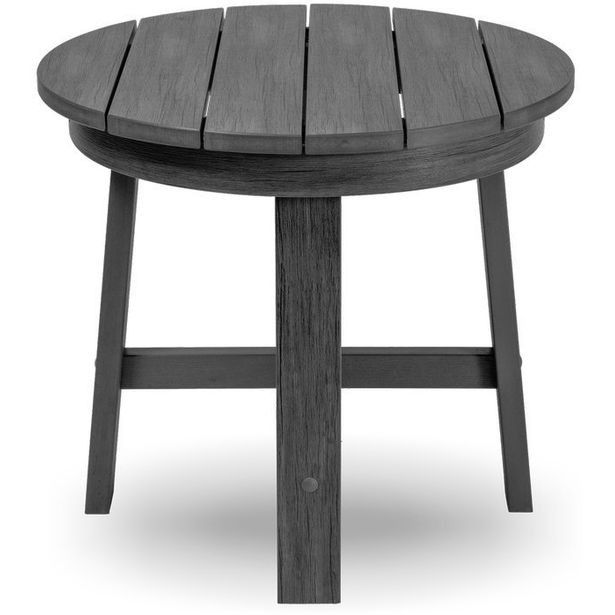 Sivupöytä Canadian Outdoor Fair Valley, muovi, harmaa