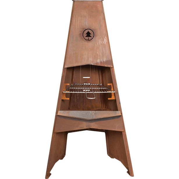 Ulkotakka Espegard 120, 120cm, corten-teräs