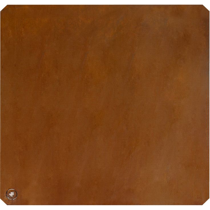 Ulkotakan alusta Espegard, 74x74cm, corten-teräs
