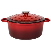 Valurautapata Espegard, punainen, eri kokoja