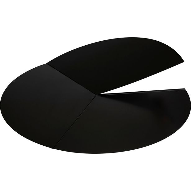 Ulkotulisijan suojalevy Espegard, 100cm, musta