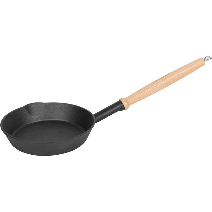 Paistinpannu Espegard, 18cm, valurauta, puinen kahva