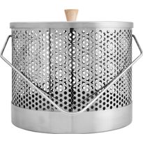 Popcorn-pata Espegard, 10L, ruostumaton teräs