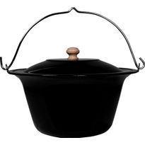 Keittopata Espegard, emaloitu teräs, musta, eri kokoja