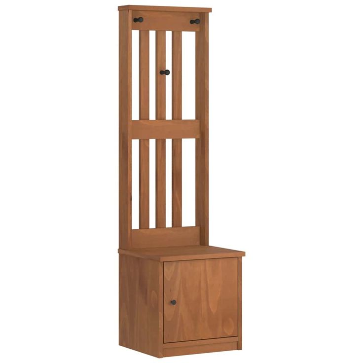 Eteisen säilytyskaluste Hallin puu SANDENS 45x40x159,5 cm täysi mänty (10484)
