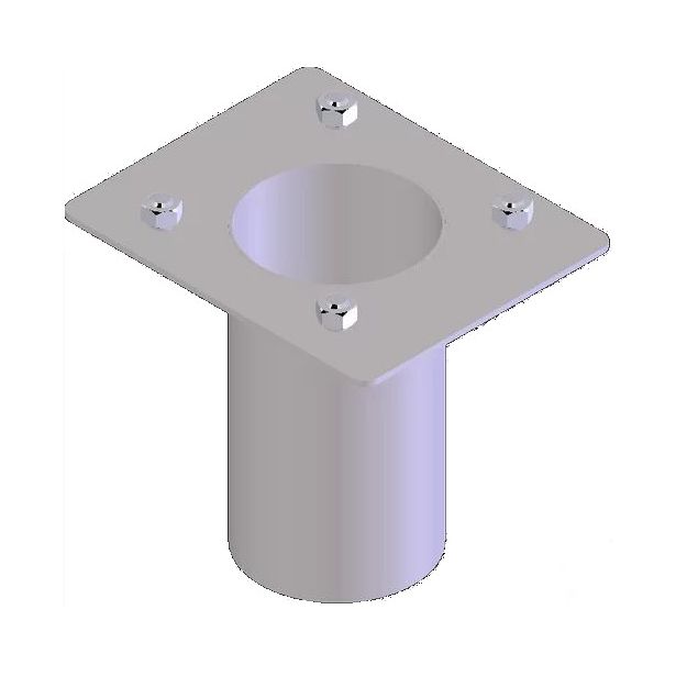 Latausaseman tolpan adapteri SJ-08 betonijalustalle